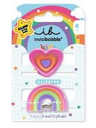 Invisibobble Clipstar Glow Kids Happy Heart 2 Stück