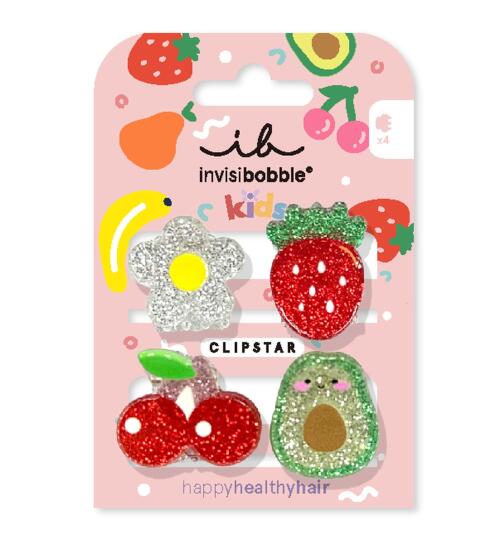 Invisibobble Clipstar Kids Frutti Fun 4 Stück