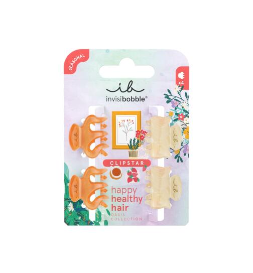 Invisibobble Clipstar Oasis Petit Citrus 4 Stück