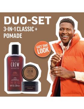 American Crew Holiday Duo Set 3-in-1 Classic Shampoo + Pomade