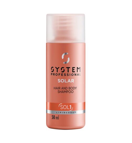 System Professional Lipid Code Solar Hair & Body Shampoo 50 ml