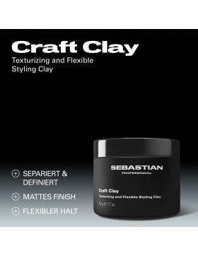 Sebastian Professional Craft Clay Texturising & Flexible Styling Clay 50 g