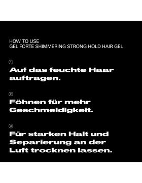 Sebastian Professional Gel Forte Shimmering Strong Hold Hair Gel 200 ml