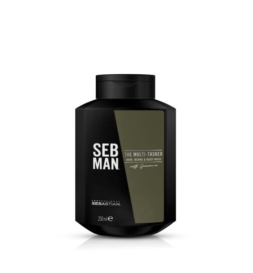 SEB MAN The Multitasker 3in1 Hair, Beard & Body Wash 250 ml