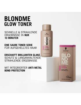 Schwarzkopf BLONDME Glow Toner 9-21 Steel 60 ml