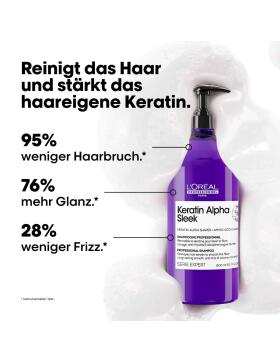 LOréal Professionnel Keratin Alpha Sleek Shampoo 1500 ml