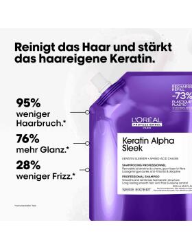 LOréal Professionnel Keratin Alpha Sleek Shampoo Refill 500 ml