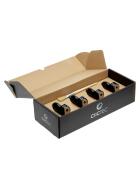 Efalock Clictec Rolle schwarz für Piccolo 4 Stück