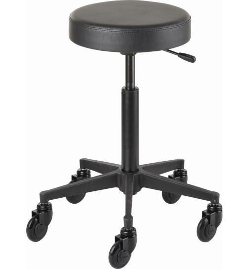 Efalock Clictec Rollhocker Round schwarz M