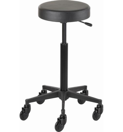 Efalock Clictec Rollhocker Round schwarz L