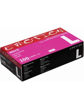 Efalock Nitril-Handschuhe puderfrei L pink 100 Stück